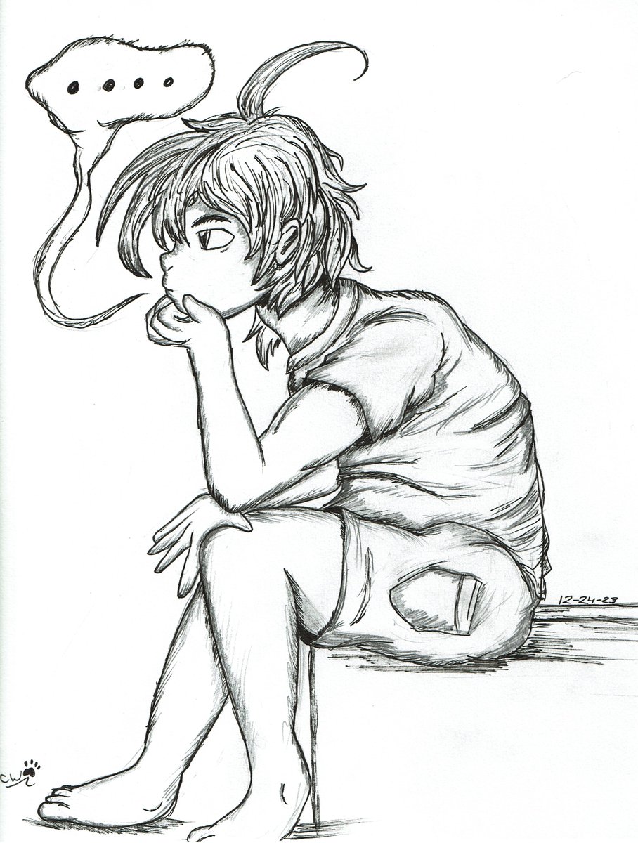 FloofyBluDragon's tweet photo. "Boredom"

Carson Walters, Author and Illustrator

https://t.co/teSM7Nt2yT

#art #traditional #anime #manga #pose #posture #practice #male #sitting #boredom https://t.co/BI3loTfuv0