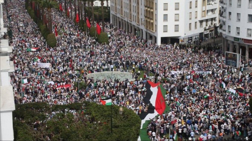 🚨🇵🇸🇲🇦 MOROCCO STANDS WITH PALESTINE!