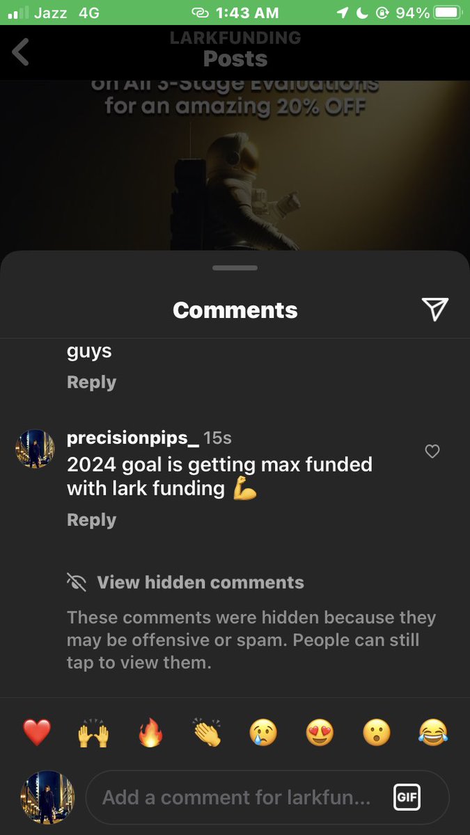 _3__am's tweet photo. @larkfunding 2024 goal is getting max funded with lark funding 💪 https://t.co/qpCLk5lIc6