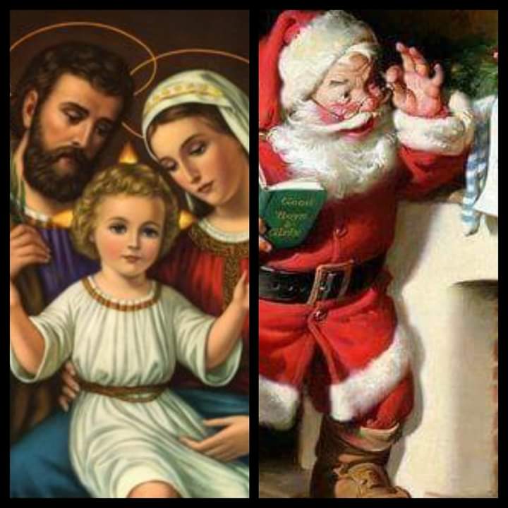Sondeo Tuitero Para usted quién representa la Navidad? Jesucristo: 🔄 Papá Noel: ♥️ . .