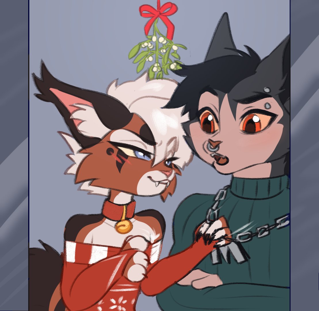 cinderwishes's tweet image. He hates Christmas traditions except for one 🤭💋