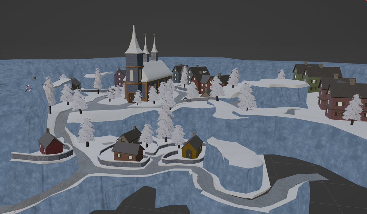 ZakaDev_'s tweet photo. i was in a jam and the game that my team made was so bad i cant, anyways this is what i made, i practised with terrain so that was cool, also find out how color ramp node works and overused it https://t.co/0ihU3ge3Q3
