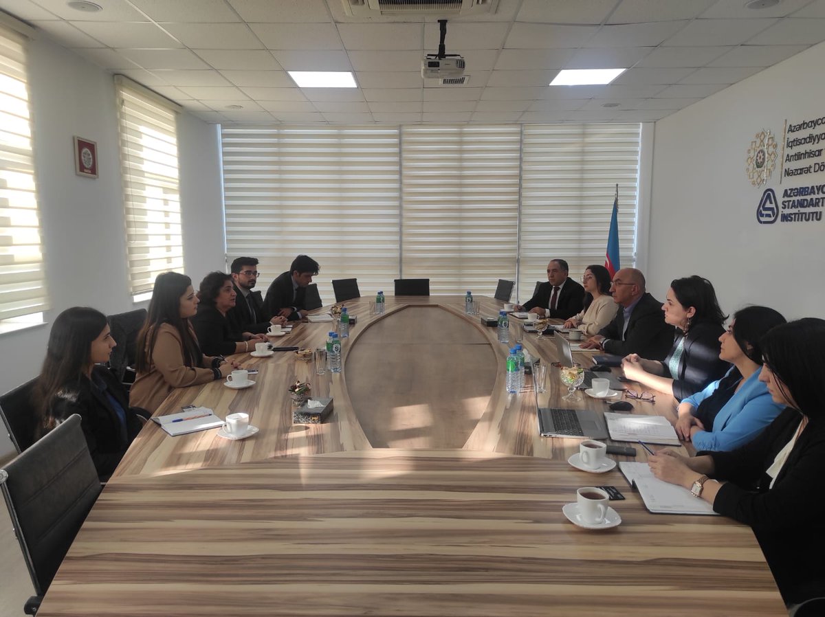 esrithinktank's tweet image. 25 октября 2023 года состоялась встреча представителей Экономического научного исследовательского института (#TheESRI) и руководства Азербайджанского института стандартизации (#AZSTAND).
