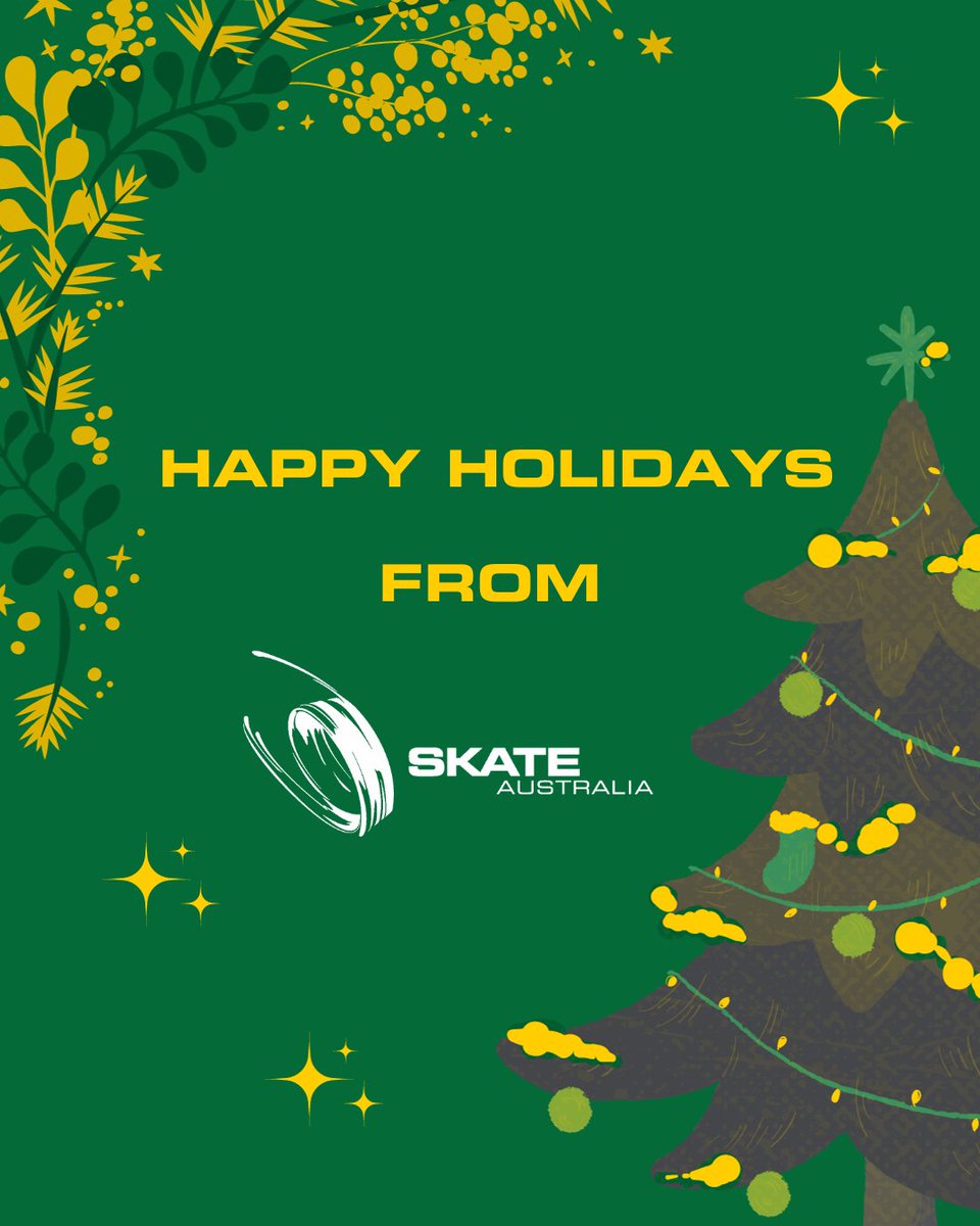 Skate Australia wish you a very Happy Holidays! We hope you enjoy the festive season with friends and family 🎁