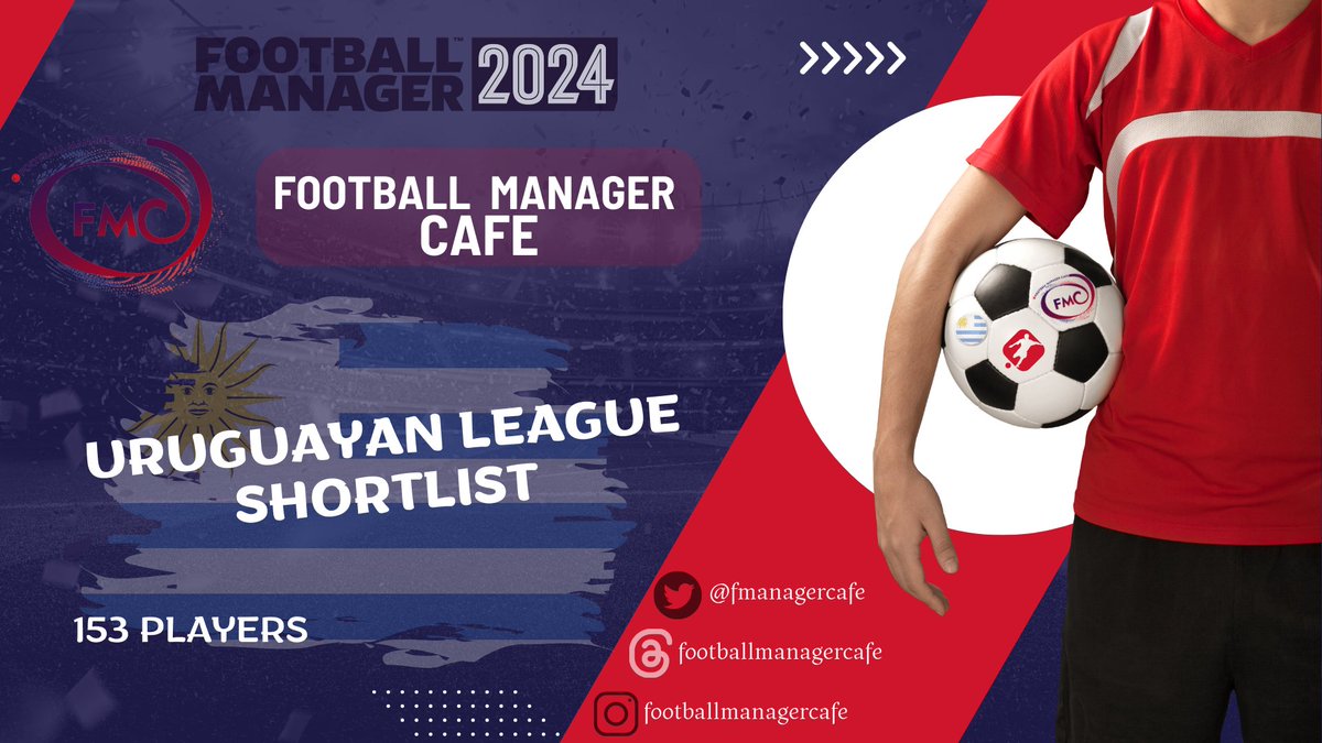 fmanagercafe's tweet photo. FMC'nin katkılarıyla Uruguay ligi oyuncularını sizler için gözlemledik. İçlerinden 153 oyuncu için takip listesi oluşturduk. 
Listeye linkten ulaşabilirsiniz. Listeye ulaşmak için Uruguay'ı içeren bir veri tabanına sahip olmanız gerek.
#fm24 #footballmanager #footballmanager24 https://t.co/cZCa6QTOPX