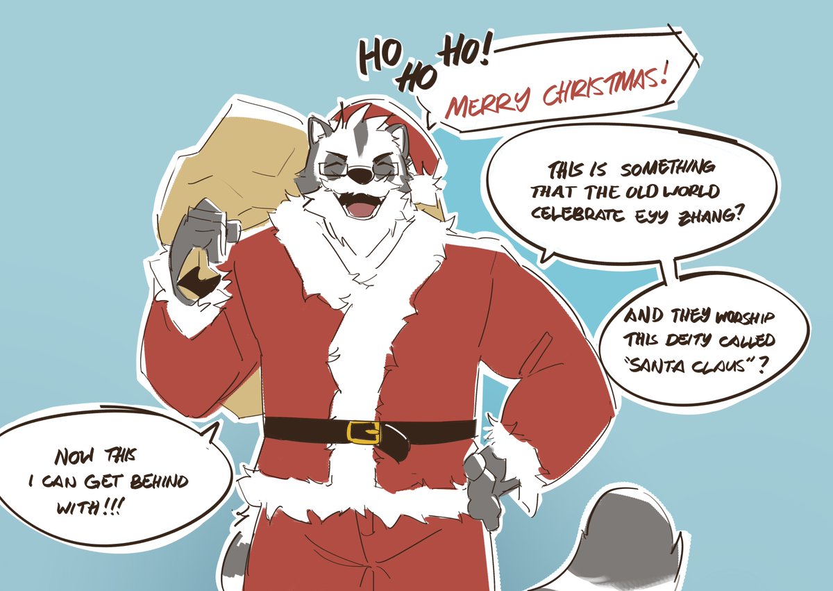 Happy Holidays and a wonderful Christmas from the entire Sparks team!
And if you don't celebrate, we hope that you are still as excited as Caellam here! Picture courtesey to <a href="/Kemmuono/">kemmy ⚡COMMS Open</a>