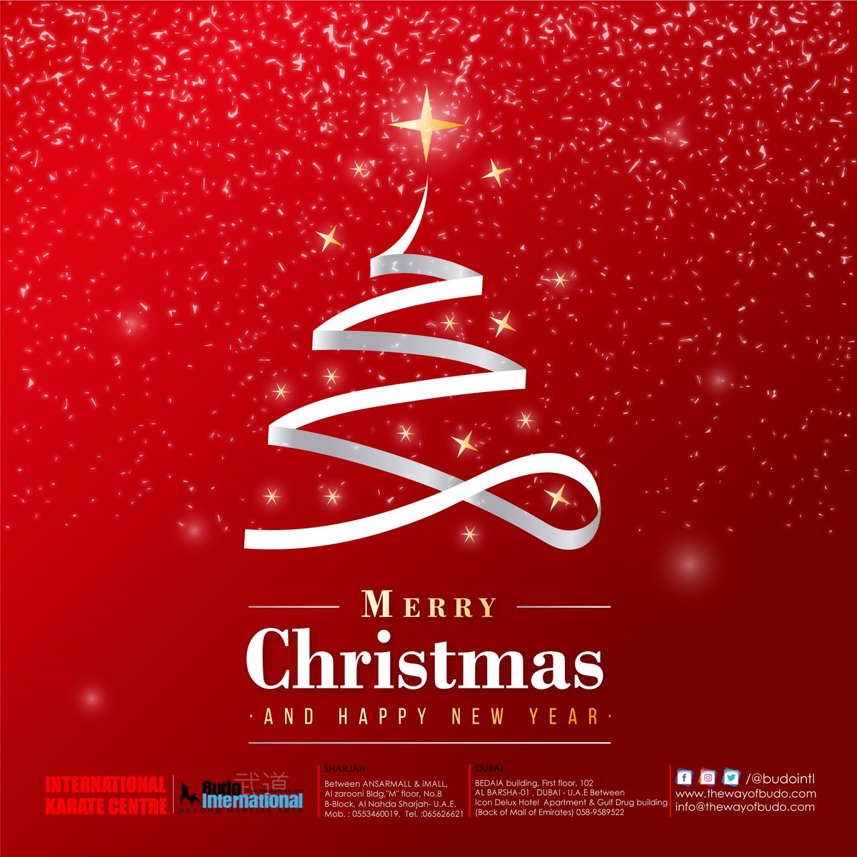budointl's tweet photo. 🎄 𝐂𝐞𝐥𝐞𝐛𝐫𝐚𝐭𝐢𝐧𝐠 𝐭𝐡𝐞 𝐬𝐞𝐚𝐬𝐨𝐧'𝐬 𝐣𝐨𝐲 🎄 #𝐈𝐍𝐓𝐄𝐑𝐍𝐀𝐓𝐈𝐎𝐍𝐀𝐋 #𝐊𝐀𝐑𝐀𝐓𝐄 #𝐂𝐄𝐍𝐓𝐑𝐄 𝐰𝐢𝐬𝐡𝐞𝐬 𝐡𝐞𝐚𝐫𝐭𝐟𝐞𝐥𝐭 #𝐂𝐡𝐫𝐢𝐬𝐭𝐦𝐚𝐬 𝐰𝐢𝐬𝐡𝐞𝐬 𝐭𝐨 𝐨𝐮𝐫 𝐜𝐡𝐞𝐫𝐢𝐬𝐡𝐞𝐝 #𝐁𝐮𝐝𝐨𝐤𝐚’𝐬 , #𝐏𝐚𝐫𝐞𝐧𝐭𝐬 &amp; #𝐬𝐮𝐩𝐩𝐨𝐫𝐭𝐞𝐫 https://t.co/NSwHJC0X1X