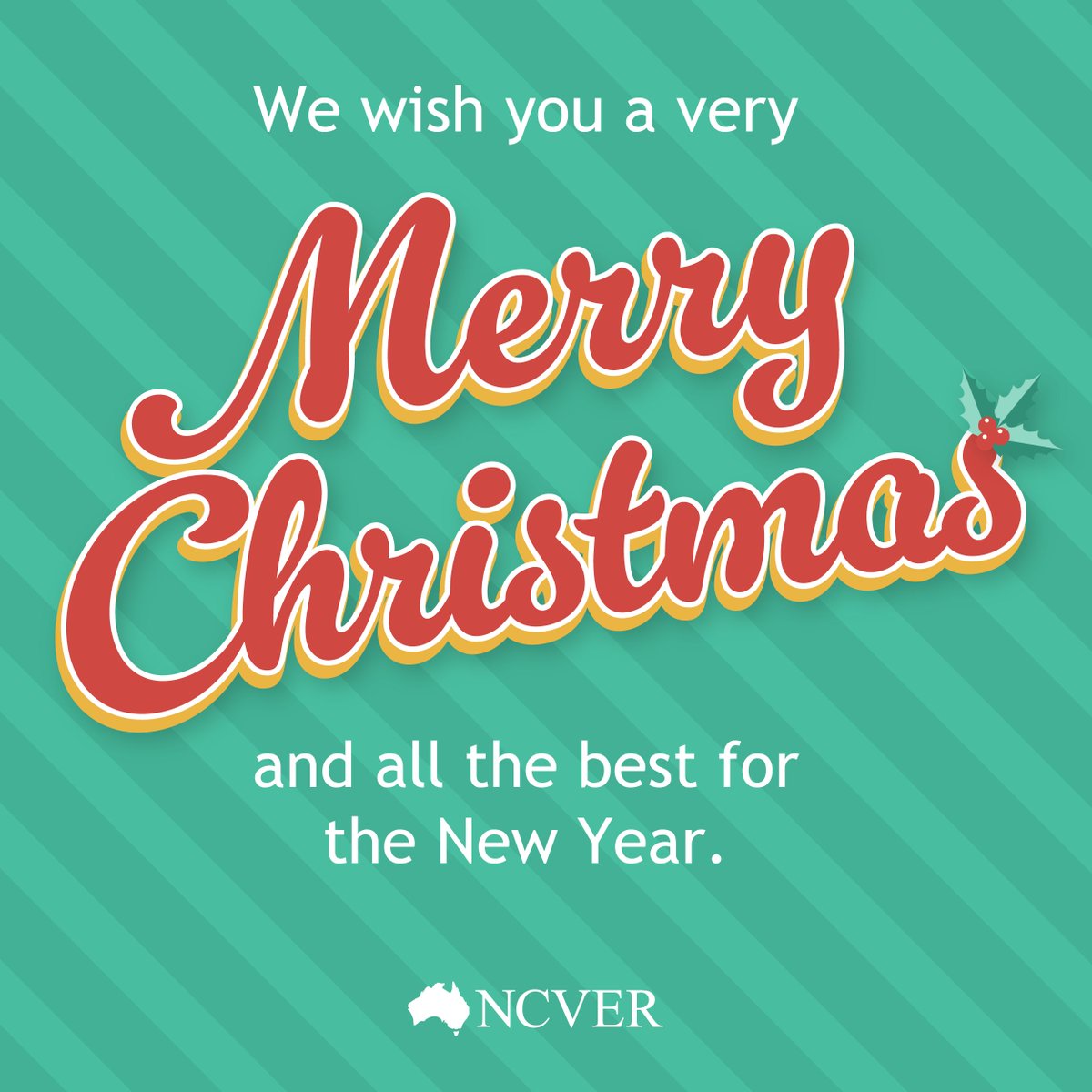 NCVER's tweet photo. Merry Christmas and Happy New Year from the team at NCVER! ๐๐
๐
We look forward to bringing you more #VETdata, #research and conversations next year. See you then! โจ https://t.co/atBvziA3B4