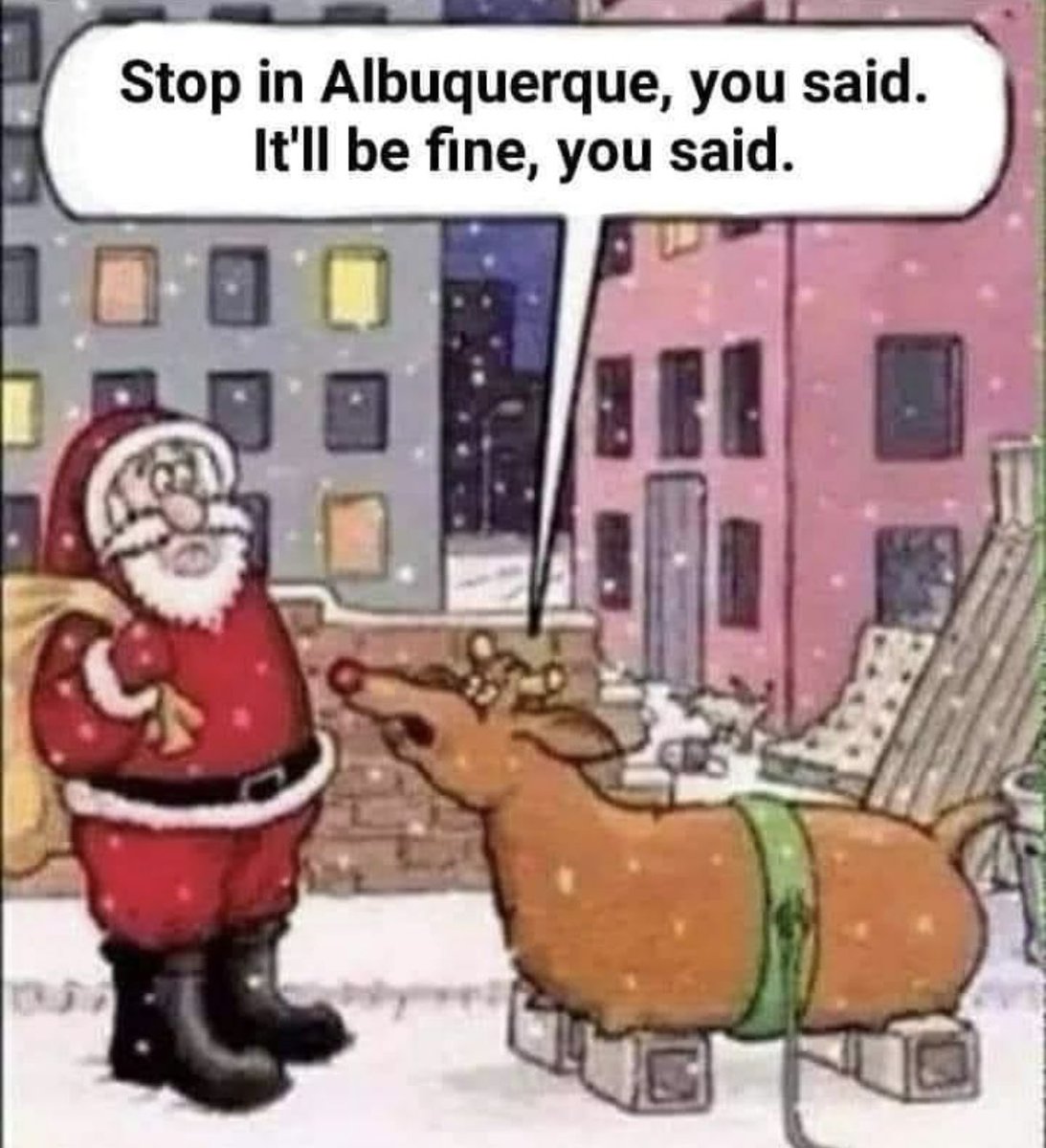 #Albuquerque 
Be safe Santa in <a href="/MayorKeller/">Mayor Tim Keller</a> s city!