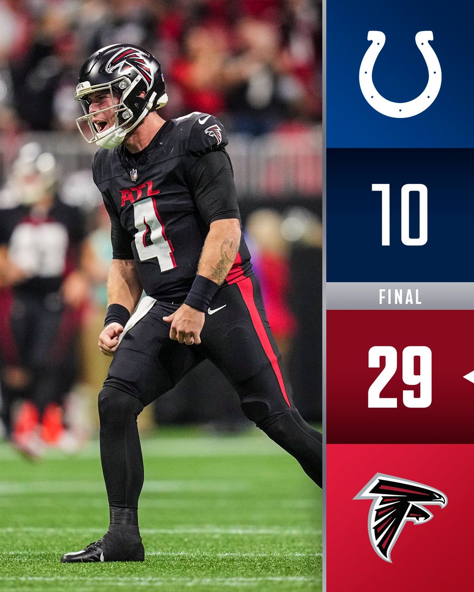 FINAL: @AtlantaFalcons stay alive in the playoff hunt! #INDvsATL
