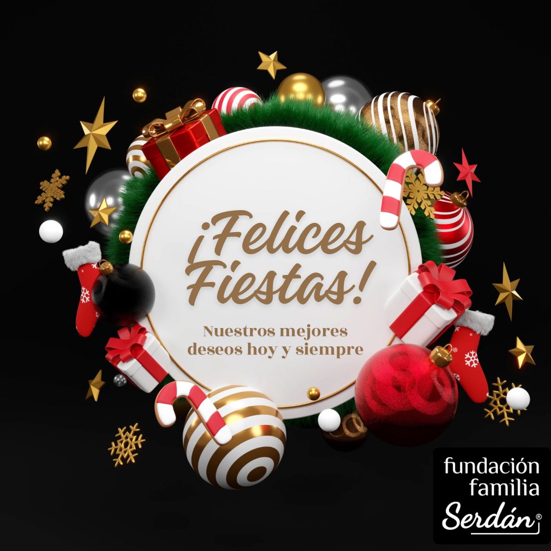 fundacionserdan's tweet photo. ¡Felices Fiestas! Nuestros mejores deseos, hoy y siempre. Fundación Familia Serdán 🎄 https://t.co/tZzn0ljFeq