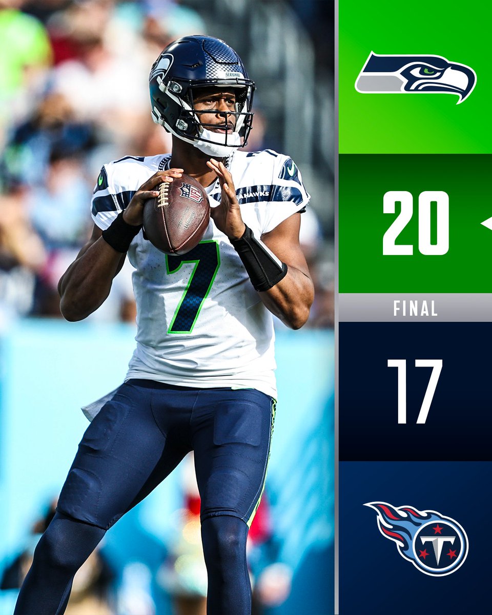 NFL's tweet photo. FINAL: Another comeback win for the @Seahawks! #SEAvsTEN https://t.co/4XhqWht8D6