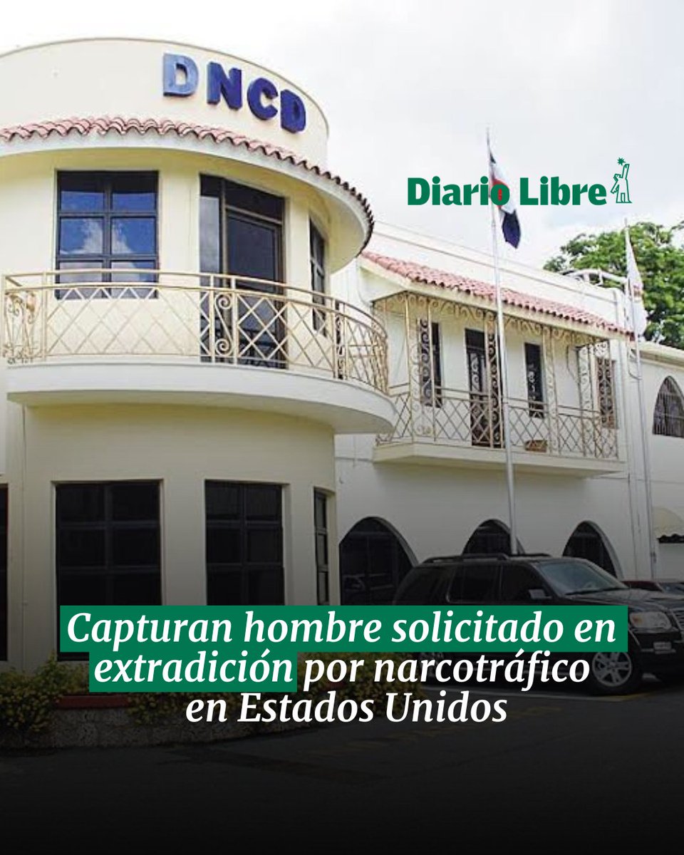 DiarioLibre's tweet photo. 📰 | #ActualidadDL | El arrestado fue identificado como Alberto de la Cruz Gil, de 41 años

🔗 https://t.co/owKRSgNnA6

#DiarioLibre #Captura #DNCD #EstadosUnidos #Narcotráfico #Extradición #Solicitado #ActualidadDL https://t.co/NebJlViieq