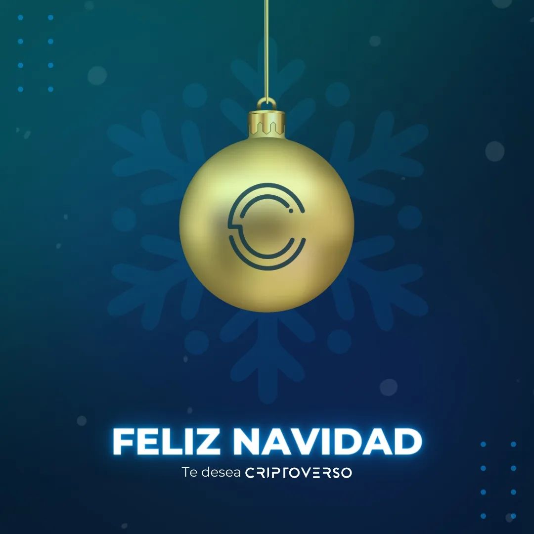 CriptoVersoVen's tweet image. Feliz Navidad y próspero año nuevo te desea el equipo de #CriptoVerso. 
&quot;Siempre en Positivo&quot;...

#CriptoVerso #merrychristmas #navidad