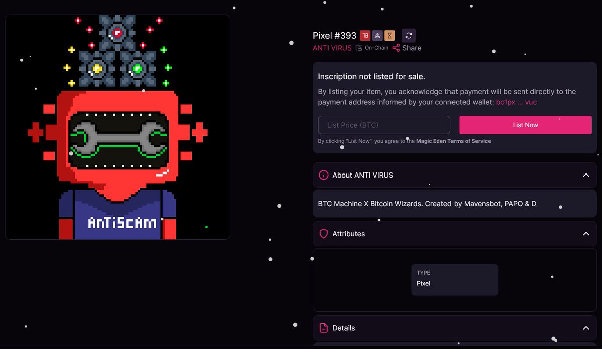 DirtyRusski's tweet image. My fren just gifted me this #BTCmachine Antivirus for the Holidays.

inscribed on Block 78 Vintage Sat😱🔥

ty🙏