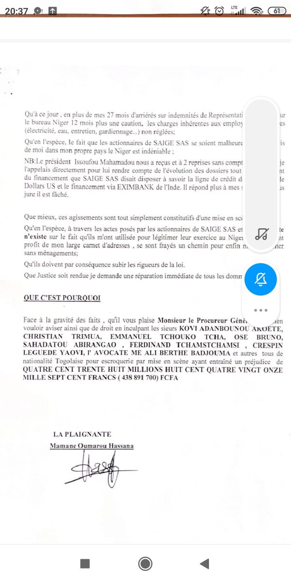 @FEGnassingbe @CTrimua Cette mafia a sa tête au sein cabinet #Lomé 2 @PresidenceTg, impliquée Présidente Assemblée Togolaise @CTsegan, łe général Dadja #Maganawè ex Chef Etat Major FAT, łe Ministre #Adadzé  actifs dans groupe #SAGE SAS impliqué ds malversations avec #SONIDEP @NigerTelecoms #Niger #Togo