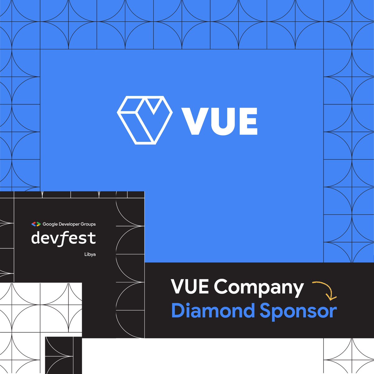 gdgbenghazi's tweet image. English below...
شركة فيو الراعي الألماسي لحدث DevFest لهذا الموسم.
VUE is the diamond sponsor of this season's DevFest event.
#DevFest2023
#GoogleForDevelopers
#GoogleDeveloperStudentClubs