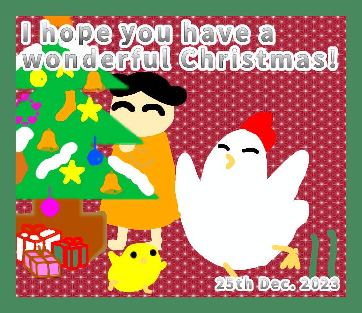 utatanerakuda's tweet photo. #今日も元気 #メリークリスマス! #ウタ #ニワトリさん #ヒヨコ #虫さんたちも #楽しいクリスマス #皆も良いクリスマスになりますように～! #イラスト #漫画 #コミック #illustration  #illust https://t.co/iBCQSqp8xW