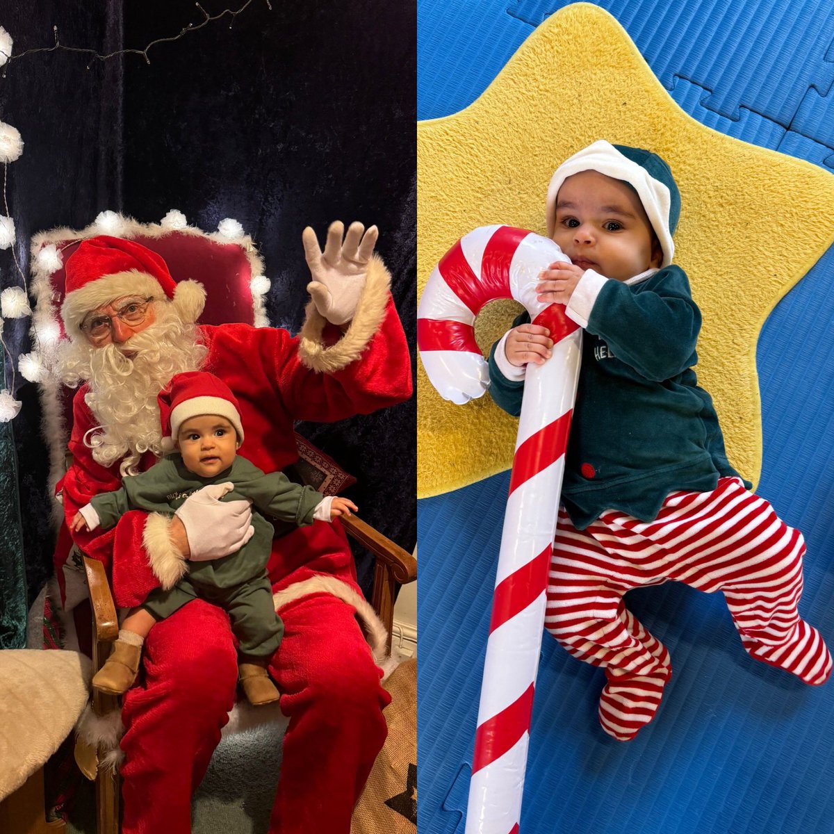 Bisnetinha Lilah passando para desejar a todos um feliz Natal