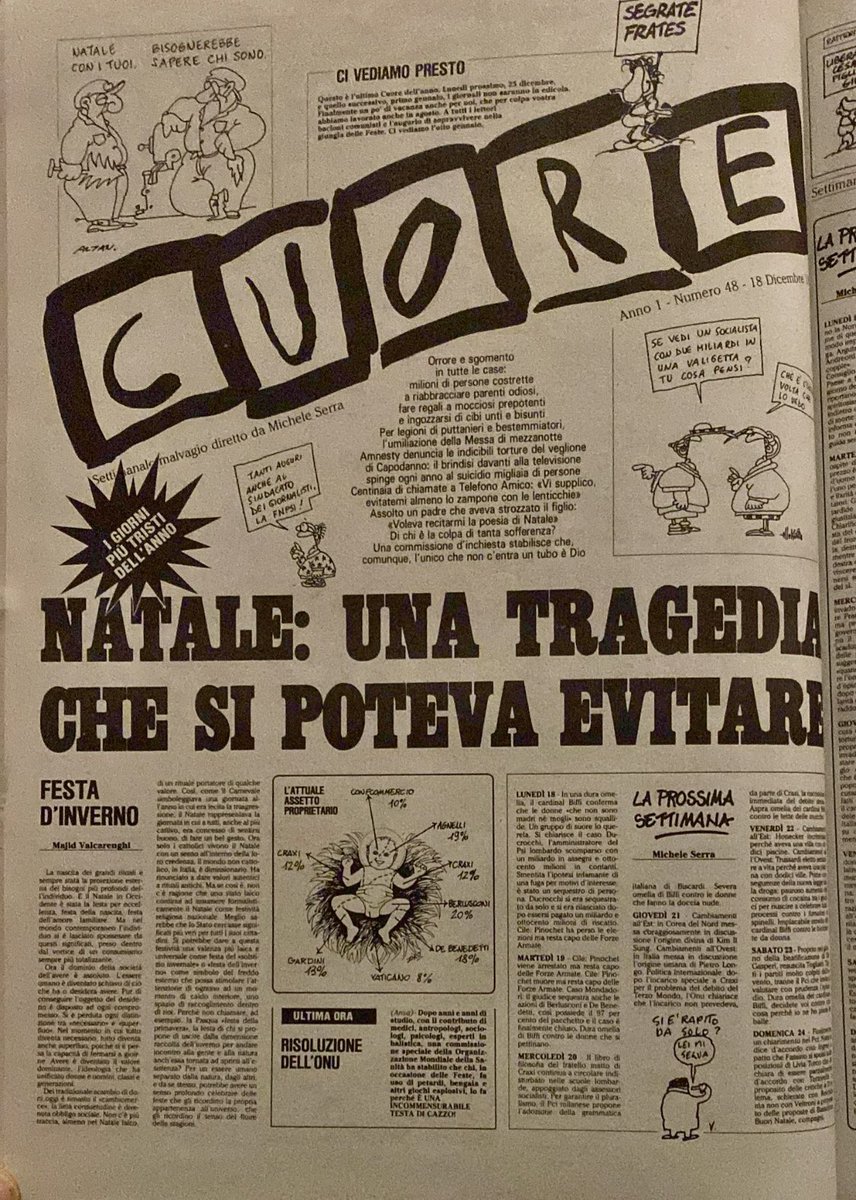 Dal celebre -e mai abbastanza rimpianto- settimanale di resistenza umana.