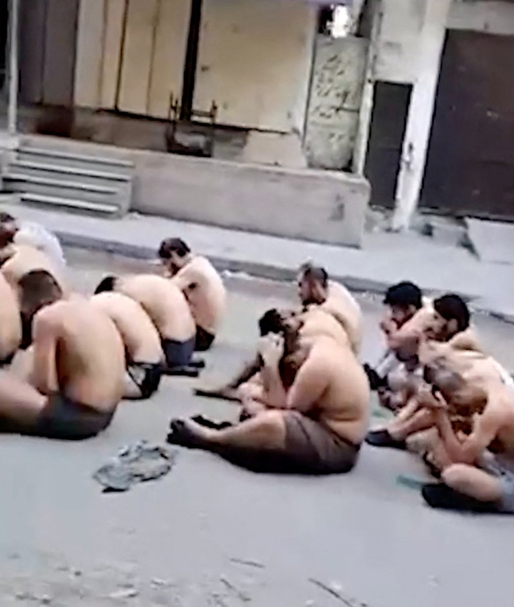 All the Arab Propagandists on X are "Outraged" to see Gazans in their Underwear!  

Why - doesn't anybody wear white underwear anymore?

The pro-Arabs are insulted and claim Israel is acting like "Nazis."

Can you guess why Israel does this? (not because they are meanies).