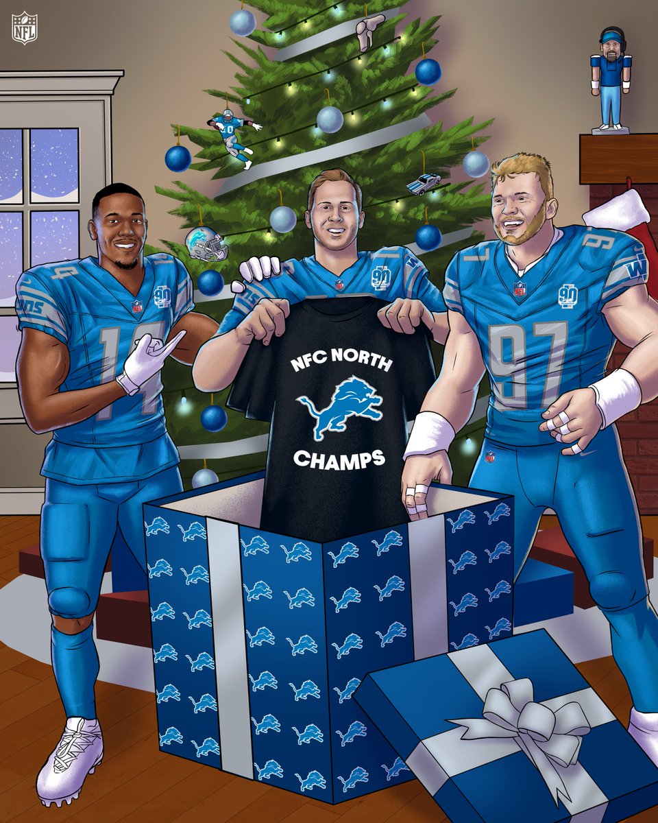No better holiday gift than an NFC North title 🎁
