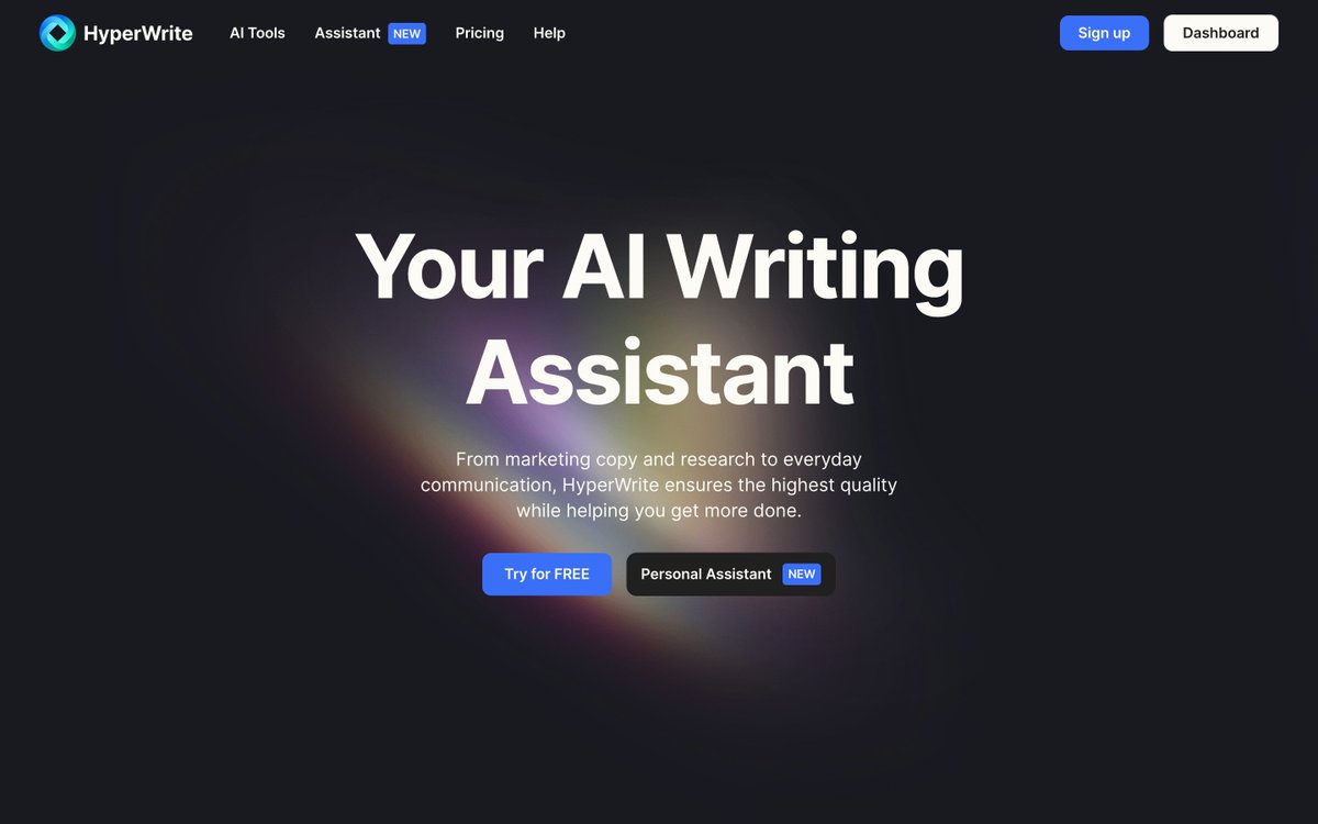 1bestai's tweet image. HyperWrite: The All In One AI Writing Assistant You should Try... 🤖✍️🤩

👉View Tool: 1bestai.tools/hyperwrite/

#HyperWrite #ai #artificalintelligence #aitools #FolloMe