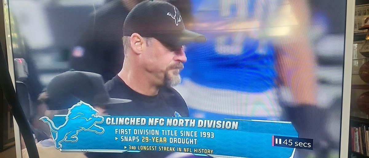 BarrySanders's tweet photo. Congrats to the @Lions the Ford Family, the coaches, Brad, and the team.  There is still more out there for us. #RoarIsGrowing https://t.co/PcwfVHgNHR
