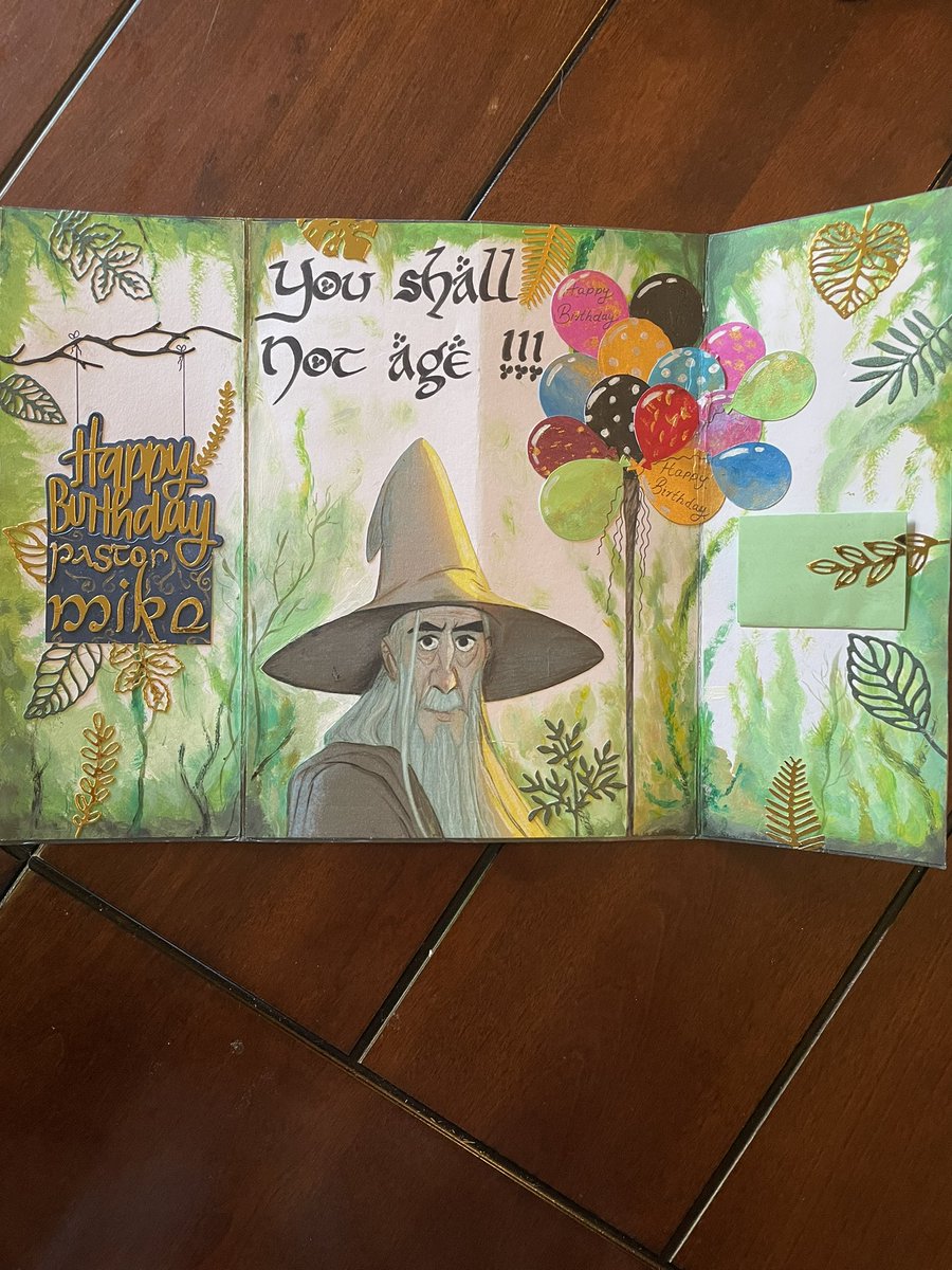 This is, hands down, the coolest birthday card I have ever received!