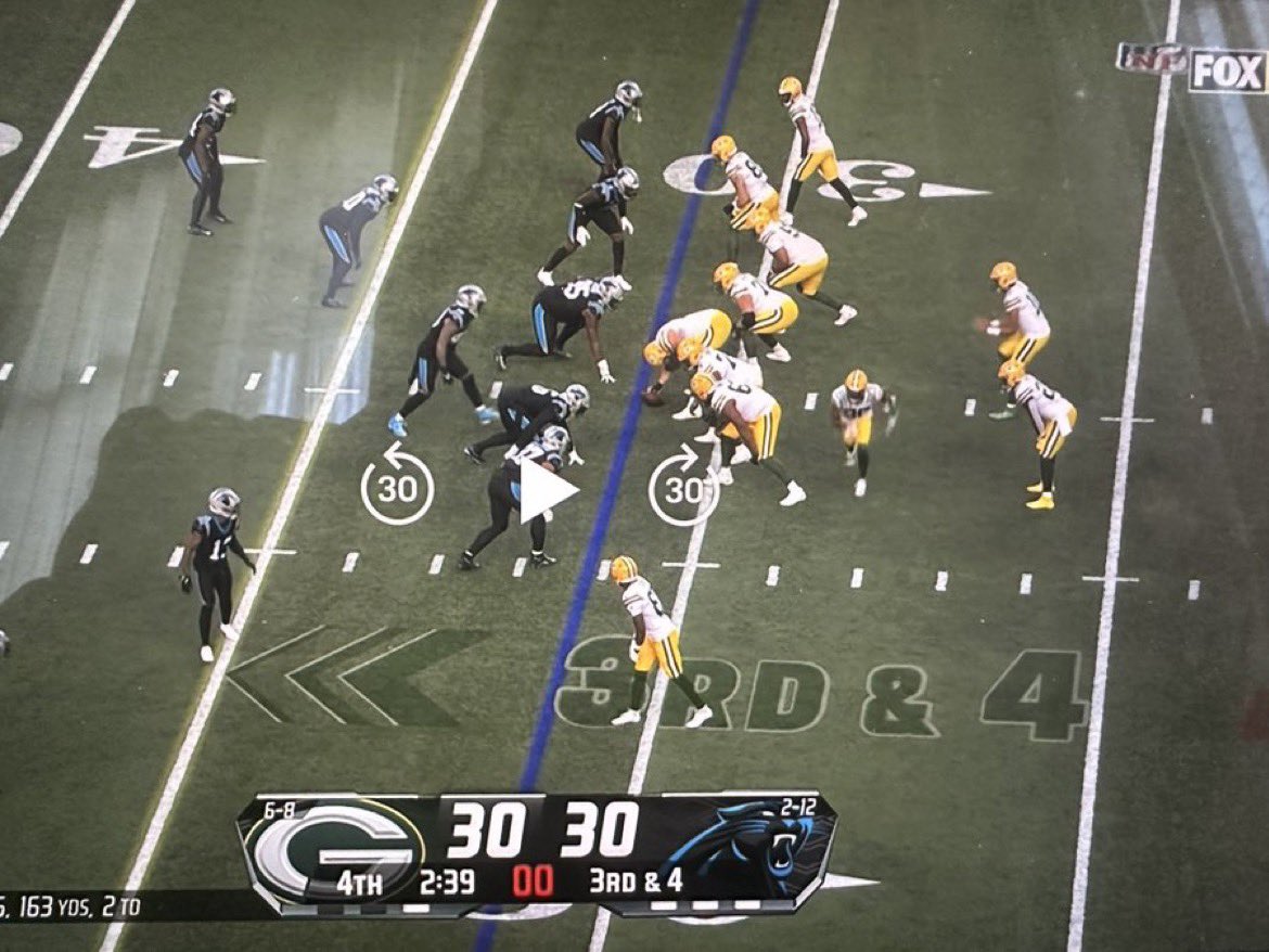 The “COMPLETED CATCH” play by the #Packers should have NEVER HAPPENED because there ZERO TIME LEFT ON THE PLAY-CLOCK. 

The league owes the #Panthers an apology, this is abysmal. 

COMPLETE CLOWN-SHOW FROM THE #NFL REFS .