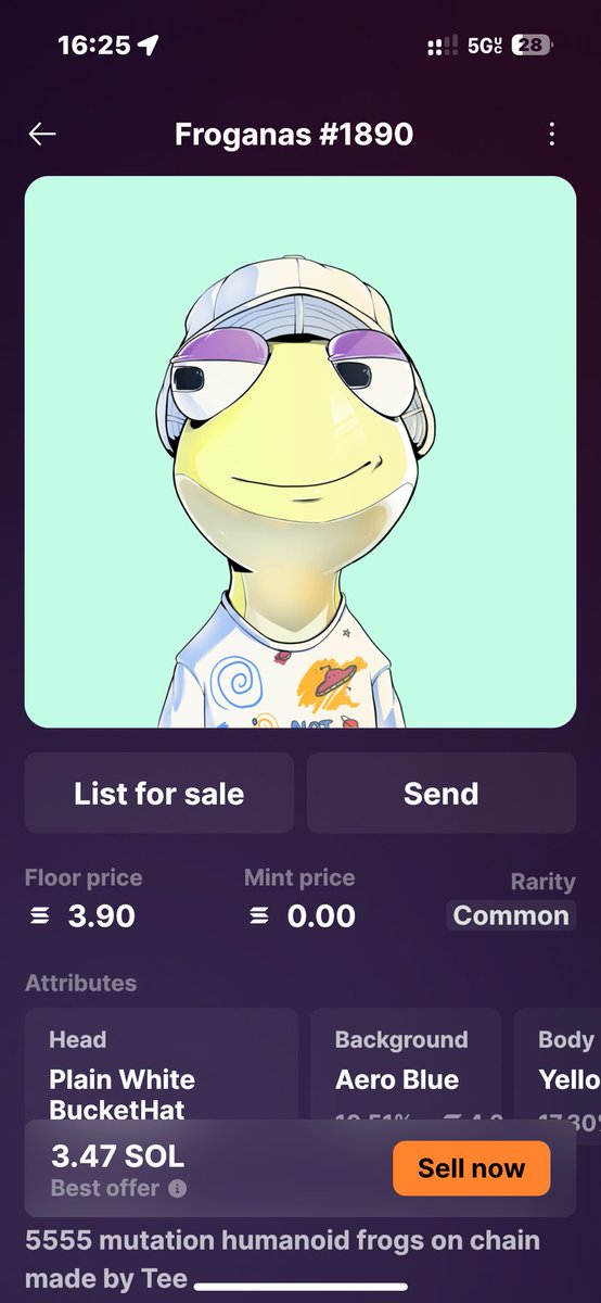 cryptomaniany's tweet photo. @bobalina69 Haha I paid $17 anyone wanna buy for 6 SOL https://t.co/ao1UUAtXMU