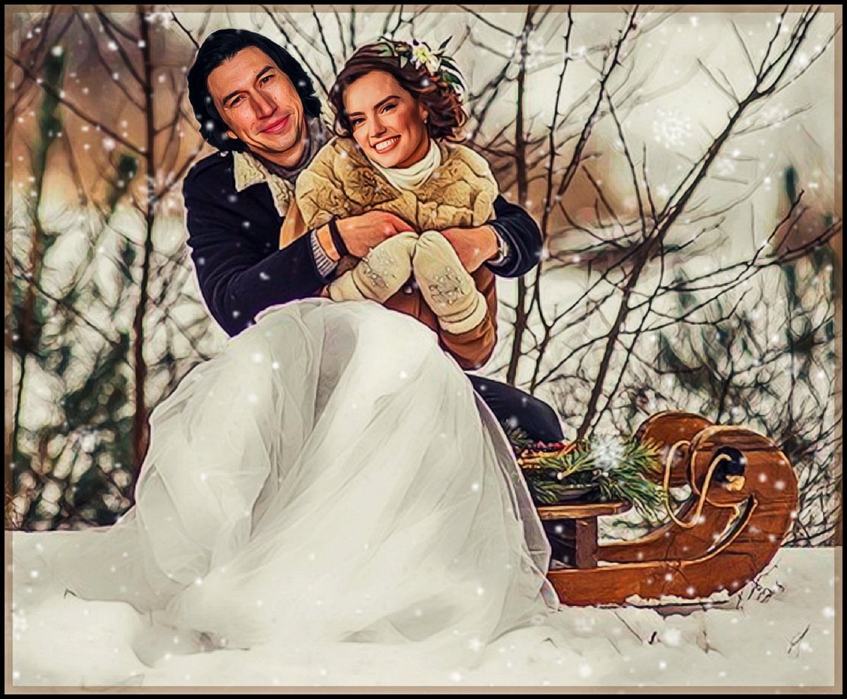 Happy Christmas Eve!!

Day 24 - Sleigh Ride 🦌 (+Day 15 -Winter Wedding)

#24DaysOfReylo #reylo #reyloart