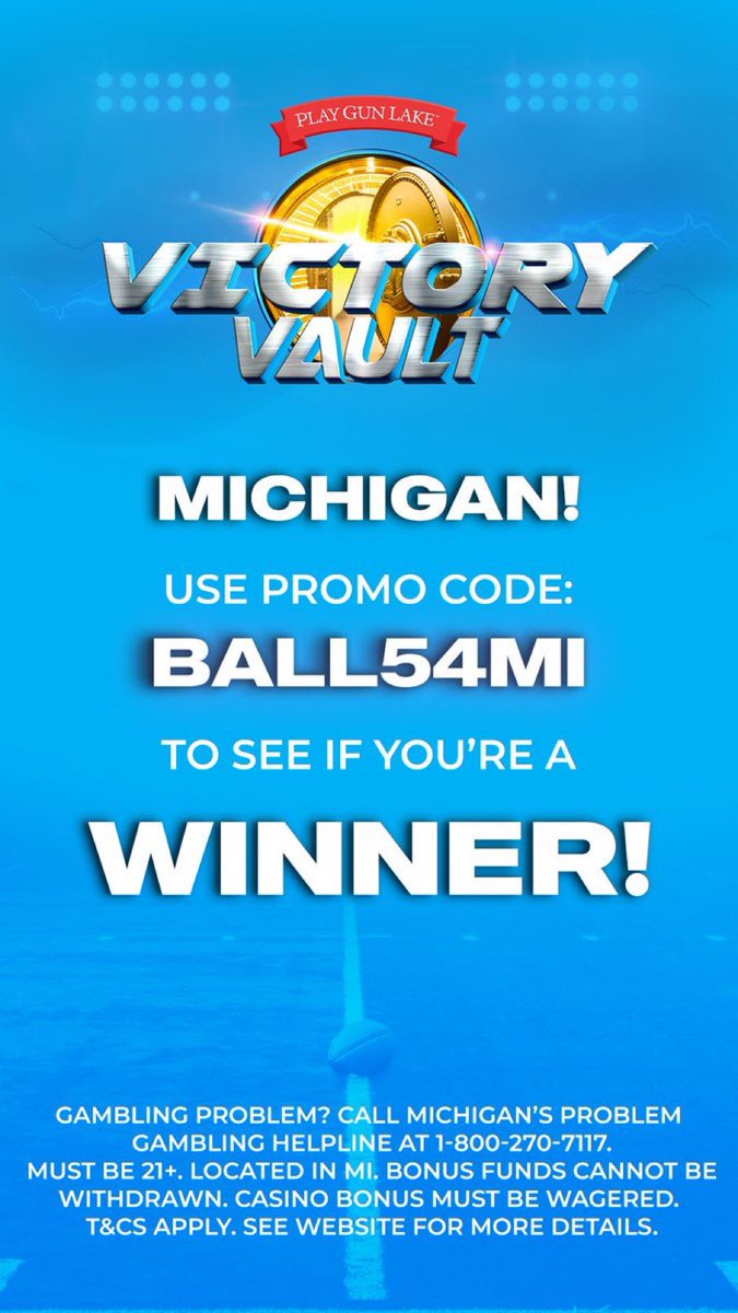 Play Gun Lake Sportsbook tweet media