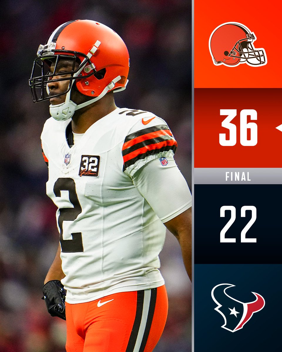 NFL's tweet photo. FINAL: @AmariCooper9's historic day gives the @Browns a crucial Christmas victory. 🎄 #CLEvsHOU https://t.co/DoIlWMC06w