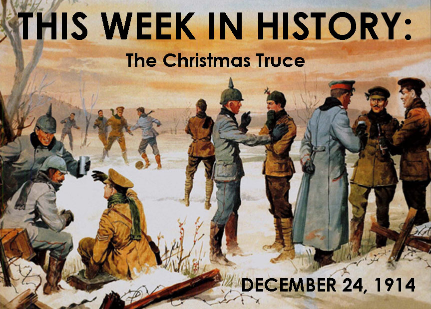 @MikaSalonoja #ChristmasTruce #TheChristmasTruce #ThisWeekInHistory #FirstWorldWar