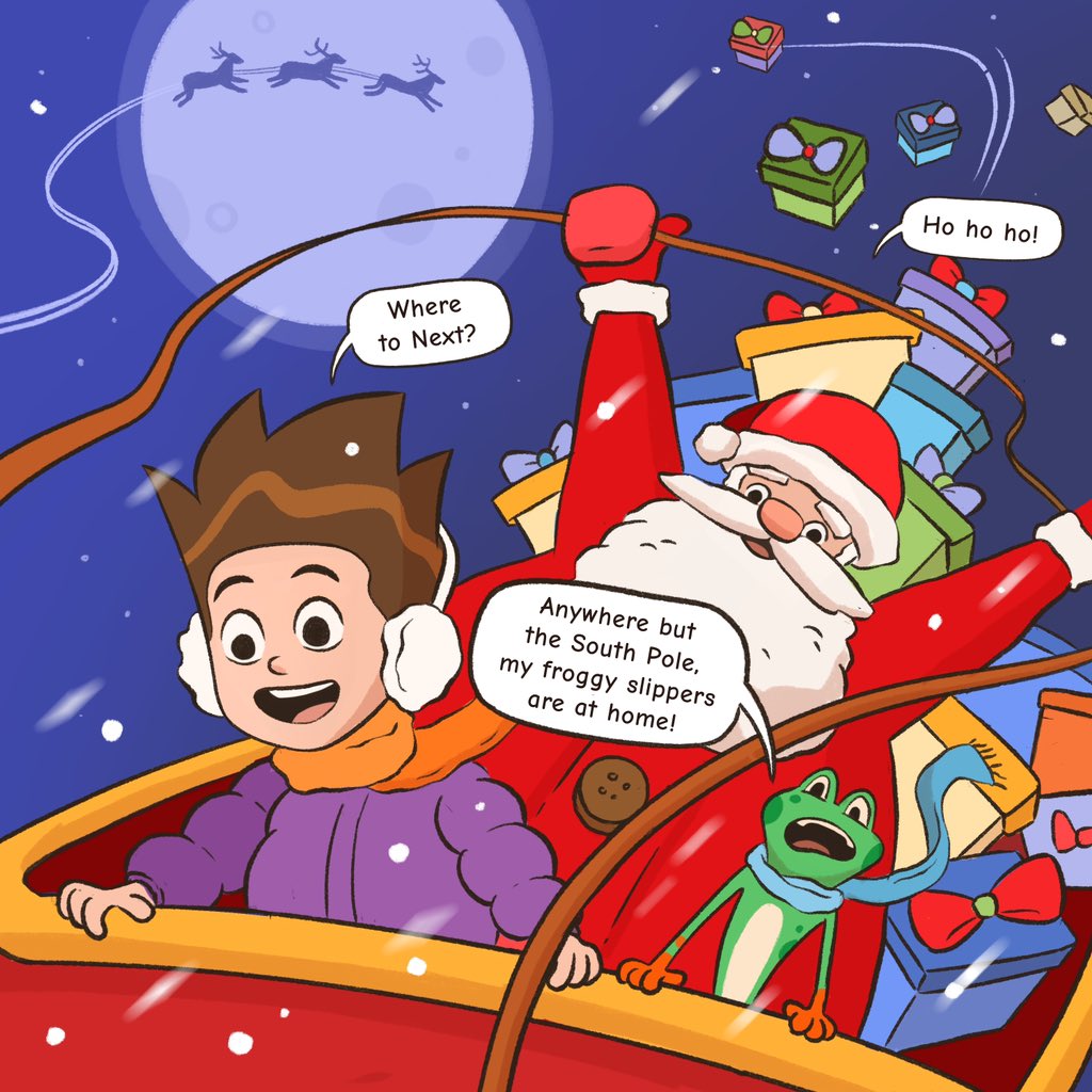 Join Danny, Yokono, and Santa on a magical sleigh ride! 🎅🛷 But don’t forget your copy of ‘101 Reasons Why’ for those long winter nights. Get yours before they fly off the shelves like Santa’s reindeer! 📚✨

Now Available on Amazon: amazon.com/dp/B0CQKBKBMS/…

#merrychristmas