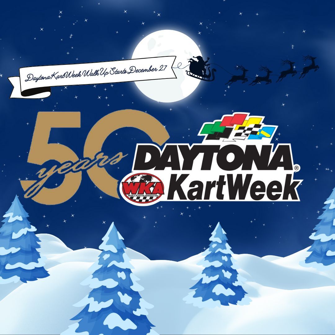 Santa is spreading a very important message...

Daytona KartWeek walk up entries start December 27!

Don't miss the 50th Anniversary of Daytona KartWeek!

Let's Go Karting! 🎅🏁
 
#WKA ##LetsGoKarting #SpeedwayDirt #Dirt #DaytonaKartWeek #Daytona #SummitRacingEquipment