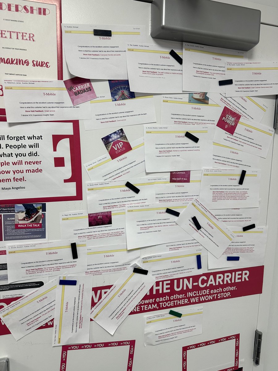 Magic_Elf_Mike's tweet photo. #Martinsburg gives their compliments to the #MobileExperts of #Tmobile! So proud of this team! Keep up the commitment to our community! @dinardo_matt @Red_Rose_11 @ChappyCLT https://t.co/InjFCeVM5K