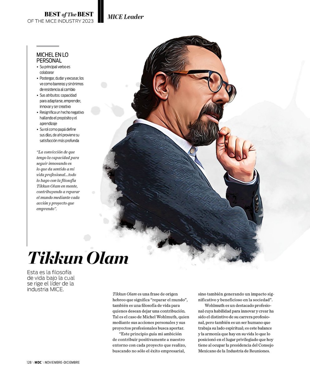 MDC_Magazine's tweet photo. 🏆"Con gran orgullo, #MDC - The #Event #Planner's #Magazine celebra a @Wolberg007, elegido por nuestros lectores y seguidores como uno de los poderosos #MICE Leader en el #BestOfTheBest 2023.
#IndustriaDeReuniones
#meetings #MDCmagazine #IDE
@COMIR_ @creatividadMX https://t.co/mu7jnFV396