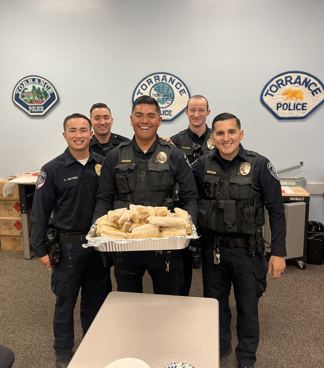 It ain’t a Christmas without tamales. 🫔 Thanks to Officer Castillo for bringing them in! 🎄🚔 #TamaleSeason #MerryChristmasEve #TorranceCA