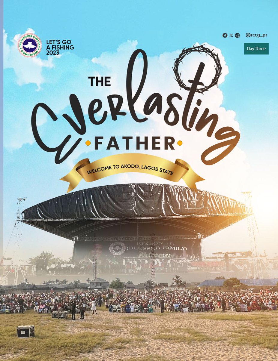 PastorEAAdeboye's tweet photo. My next stop was at Akodo Town in Lagos State. The good people of Akodo Land had a divine visitation from The Everlasting Father Himself today.
For the people of Akodo Land, it is my prayer that whether your enemies like it or not, every one of you will reach your goal in Jesus Name.

#TheEverlastingFather
#LGAF2023
#LetsGoAFishing2023