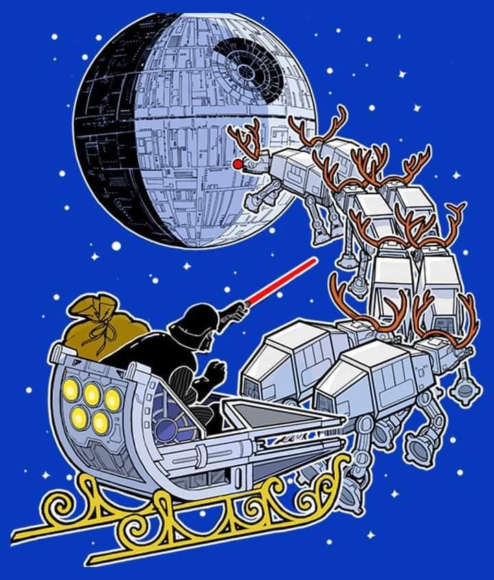 StarWarsEs's tweet photo. Si compartes esta publicación Dath Santa llegará a tu casa a traerte muchas cosas de Star Wars 😄 https://t.co/t64Pc8XdNH