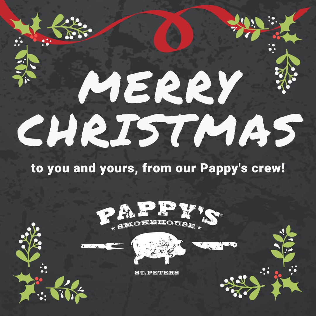 Pappys_StPeters's tweet photo. ❤️🎄❤️ 
MERRY CHRISTMAS! https://t.co/bgKNarA507