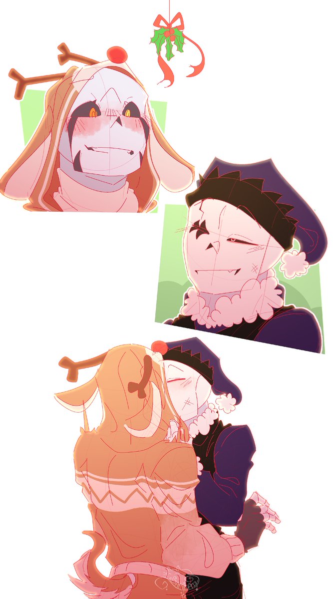 Samina12_'s tweet photo. —"Hay que seguir las reglas", ¿no es lo que siempre decías~?

¡Feliz navidad a todos! Es hora de preparar los muérdagos ✨

KillNight!Sans le pertenece a heartkiller_s
Y el reno avergonzado me pertenece

[ #undertaleAU #killnightsans ] https://t.co/9WpyRdUZJV