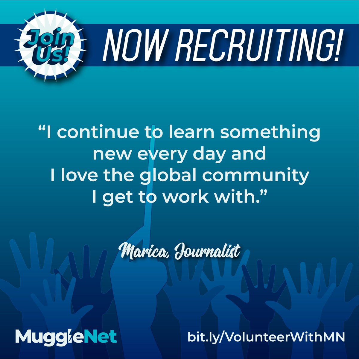 Want to work with wizarding world fans and create engaging and informative content? Join our team today! mugglenet.com/site/volunteer/