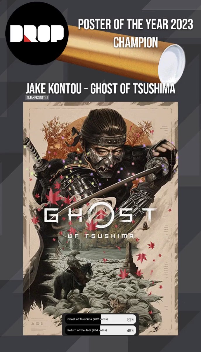 jakekontou's tweet image. Poster of the year! @DropMagOfficial 👹