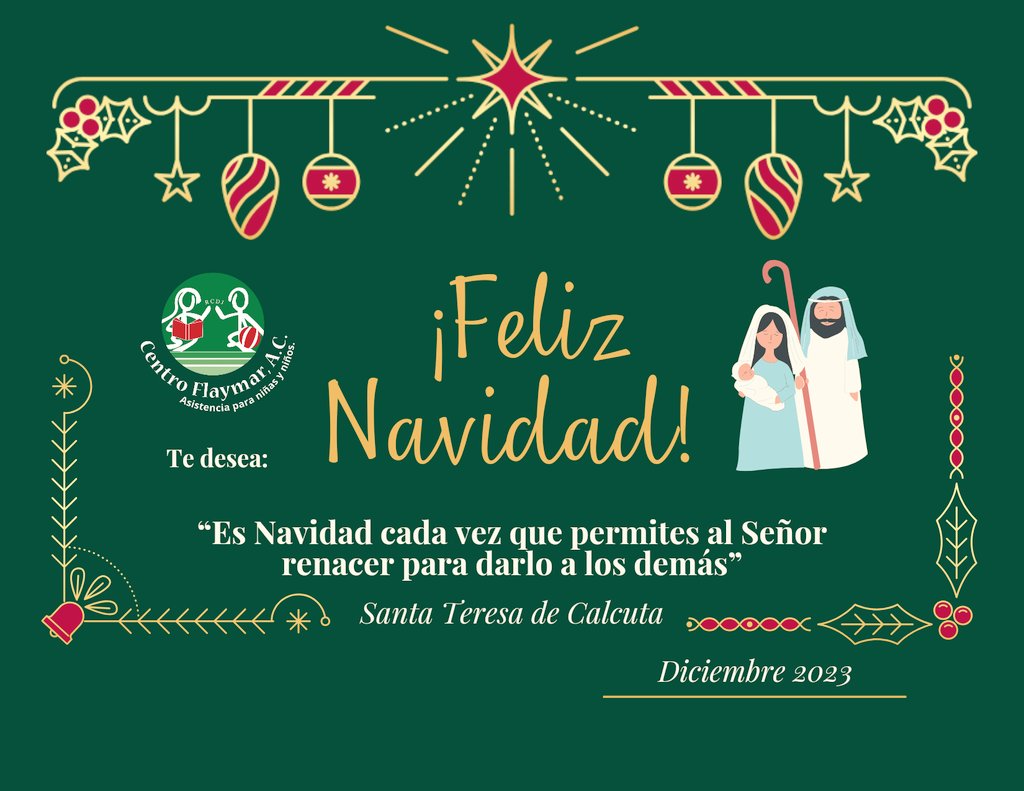 CentroFlaymar's tweet photo. Les deseamos una Feliz Navidad y bendecido año 2024, gracias por permanecer fiel a nuestra causa, oramos por ustedes 🙏🏻

#festejamoselamor❤️ #siemprejuntos #lazosdevida #gratitud #alegría #esperanza #fe #somosfamilia en Flaymar #CalorDeHogar 🤲❤👪👨‍👧‍👦👩‍👧‍👦👩‍👧 https://t.co/y73cuwbEBr