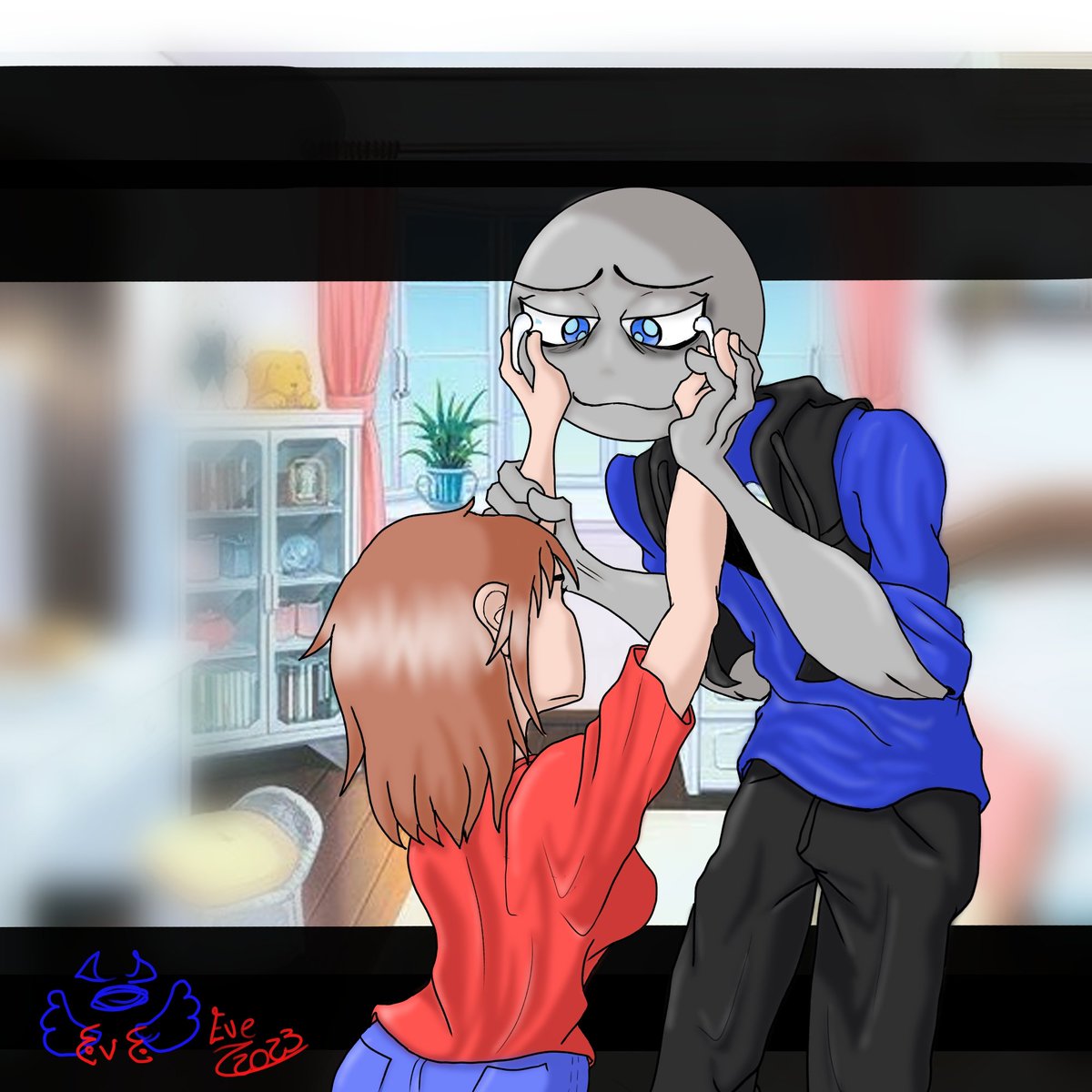 EveWingDings's tweet photo. Gente! Familia! Amigos! Enfermos mentales igual que yo! Jajajaj FELIZ NAVIDAD! espero que la pasen bien el día de hoy ♥ ♥ #YourBoyfriendGame #YourBoyfriendPeter #peter #peterxyn #ysona #emociones #dibujo #dibujodigital https://t.co/F7RmblBqnM