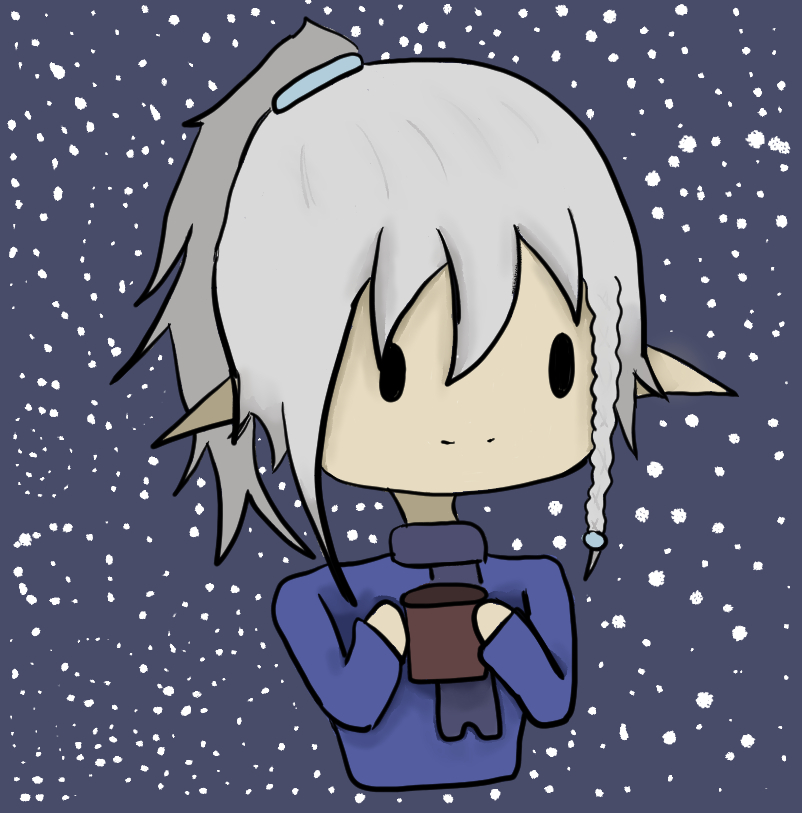 raphael22456's tweet photo. I recently got better equipment and tried it out by making a messy doodle of my oc. 
Happy Holidays

I'll be working more on Velvet Rose hopefully the first episode can come out early 2024

#art #rkgk #oc #elfoc #elf #HappyHolidays https://t.co/MyPDgHYCpm