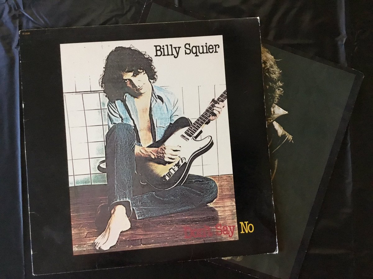 #NowPlaying #BillySquier  from 1981 and so is the Lp I’m playing right now … huge LP back then